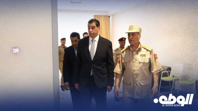 “القطراني” يتفقد الأكاديمية العسكرية للعلوم الأمنية في بنغازي