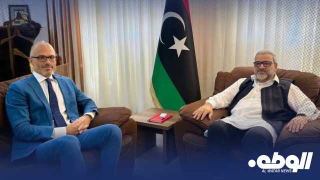 “المشري” يؤكد لسفير الاتحاد الأوروبي البدء باتخاذ الاجراءات القانونية للطعن في شرعية جلسة انتخاب “تكالة”