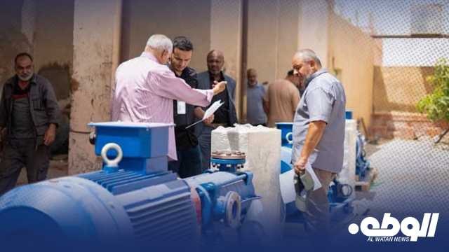 المؤسسة الوطنية للنفط تزود أجخرة بمضخات غاطسة جديدة
