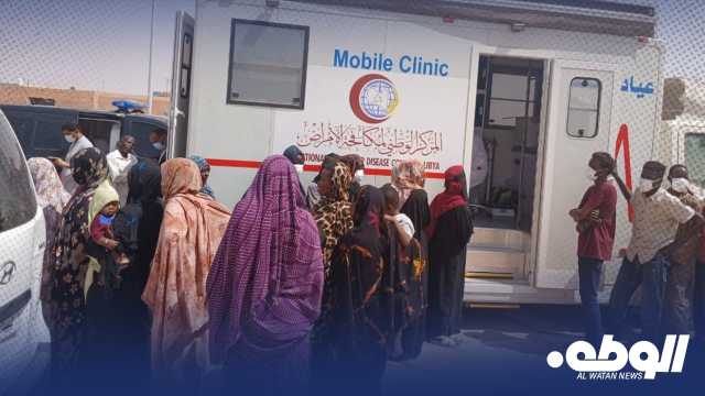 انطلاق قافلة طبية متكاملة لتقديم الرعاية الصحية للنازحين السودانيين بالجنوب الليبي