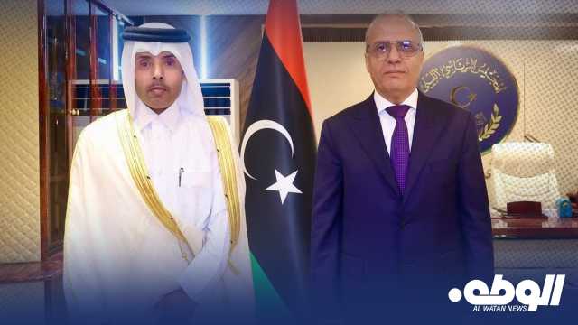 “اللافي” يستقبل السفير القطري لبحث المصالحة والاستقرار السياسي