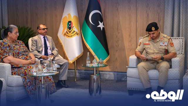 الفريق أول ركن “صدام حفتر” يبحث مع “تيته”خطوات تنفيذ خارطة الطريق في ليبيا