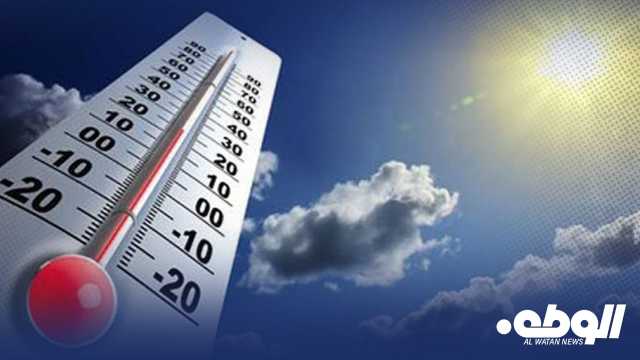 الأرصاد الجوية: رياح جنوبية شرقية إلى جنوبية غربية بمناطق الشمال الغربي