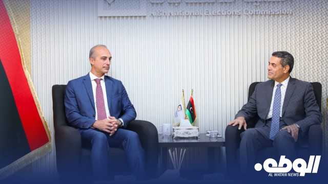 “السائح” يستعرض مع السفير الإيطالي مستجدات العملية الانتخابية الخاصة بانتخابات المجالس البلدية