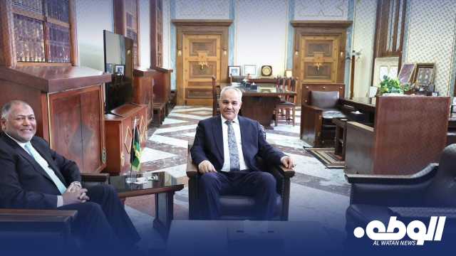 مصرف ليبيا المركزي ووزارة المالية يناقشان التحول الرقمي والإصلاح المالي لسنة 2026