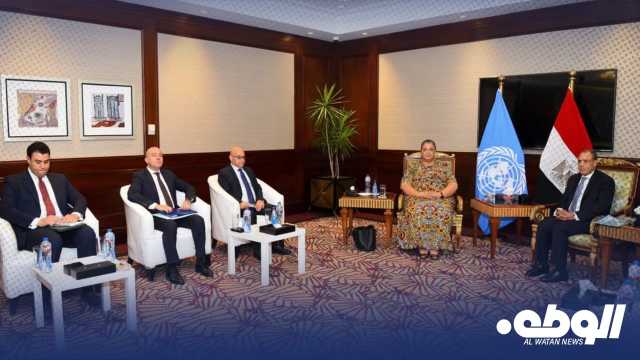 وزير الخارجية المصري يبحث مع الممثلة الخاصة للأمم المتحدة دعم جهود التسوية السياسية في ليبيا