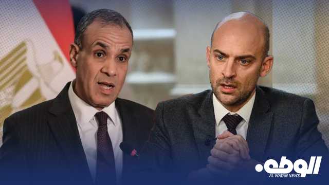 وزير الخارجية المصري يطلع نظيره الفرنسي على جهود مصر لدعم المسار الوطني الليبي
