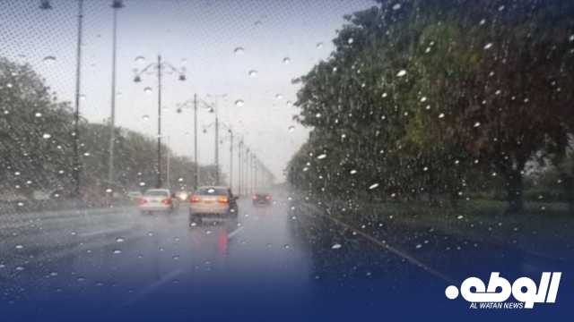 استقرار في درجات الحرارة نهارًا مع استمرار فرص الأمطار على مناطق الشمال الشرقي