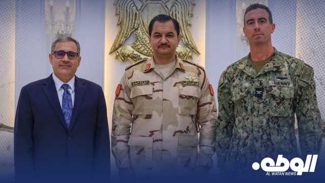 نائب القائد العام يلتقي القائم بأعمال السفارة الأمريكية والملحق العسكري بالسفارة