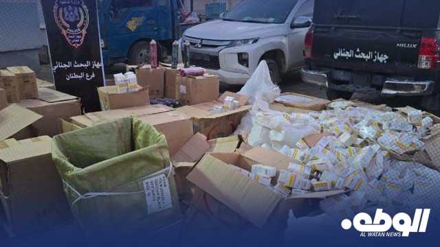 جهازالبحث الجنائي يضبط أدوية منتهية الصلاحية ومستلزمات طبية مخزنة في مكان غير صالح للتخزين الطبي