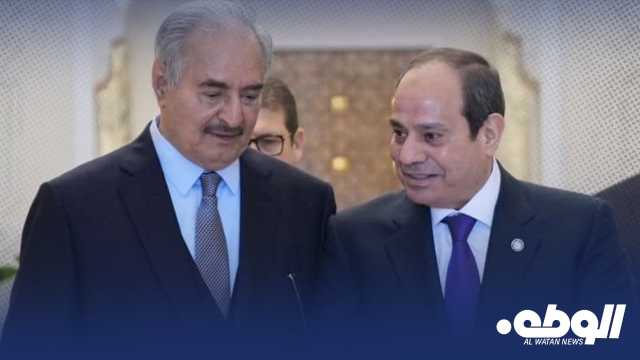 القائد العام يلتقي الرئيس المصري عبدالفتاح السيسي في القاهرة