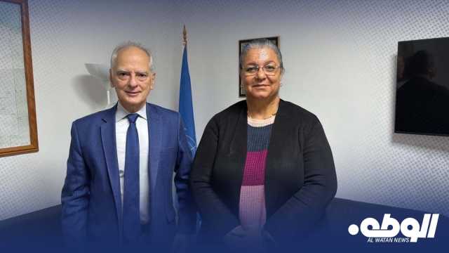 “تيتيه” تناقش مع السفير اليوناني جهود الدفع بخارطة الطريق