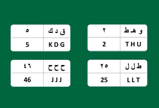 ينتهي غدًا.. كيف تحصل على لوحة مركبتك المميزة عبر المزاد الإلكتروني؟