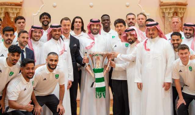 عاجل - ولي العهد يستقبل وزير الرياضة ومنسوبي النادي الأهلي بمناسبة تحقيقهم بطولة دوري أبطال آسيا للنخبة