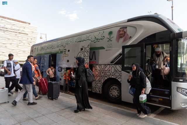 ضيوف برنامج خادم الحرمين الشريفين للحج يغادرون مكة المكرمة