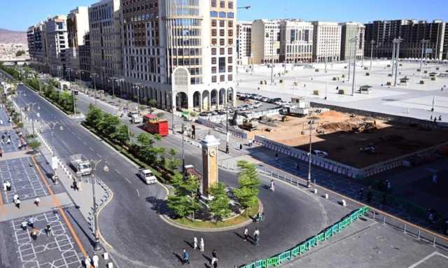 صور.. تهيئة 5 طرق محورية لتعزيز الهوية البصرية بمحيط المسجد النبوي