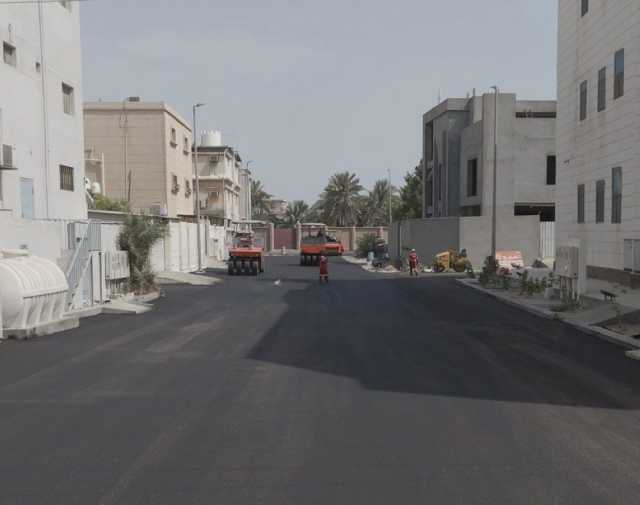 بطول 1300 متر.. تطوير وتأهيل شارع الفضل اليزيدي في تاروت