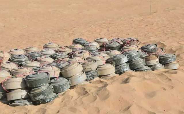 خلال أسبوع.. 'مسام' ينزع 1.151 لغمًا في الأراضي اليمنية
