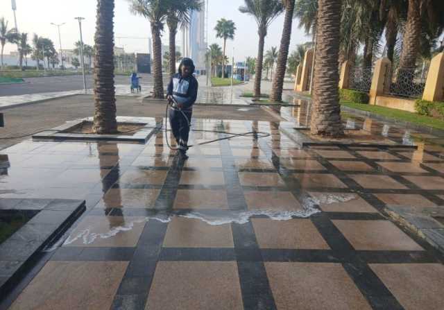 تهيئة المرافق العامة بمحيط 838 جامعًا ومصلى لصلاة عيد الفطر بجدة
