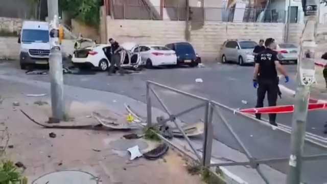 بالفيديو.. إصابة 3 مستوطنين إسرائيليين في عملية دهس غربي القدس المحتلة