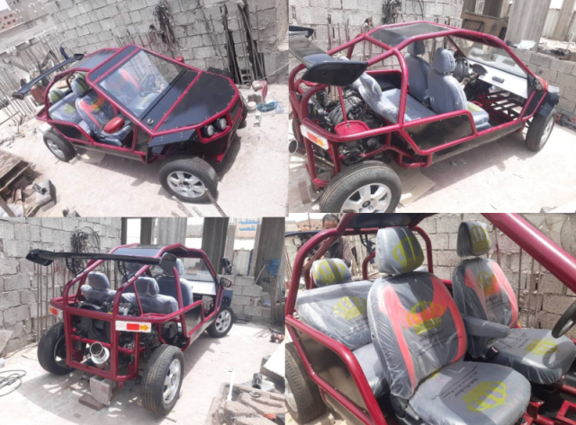 أول سيارة رياضية صناعة يمنية.. مهندس من عدن يتحدى الصعوبات ويضع اللمسات الأخيرة لاختراع مبهر ”فيديو”