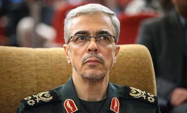 رئيس أركان القوات المسلحه الإيرانية: يعرب عن ثقتة فى القوات الفلسطينيةبأنها ستحرر المسجد الأقصى قريبا