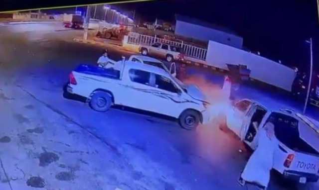 عاجل.. حادث دهس مروع وإطلاق نار في الخرج وسعوديون يستغيثون بالشرطة