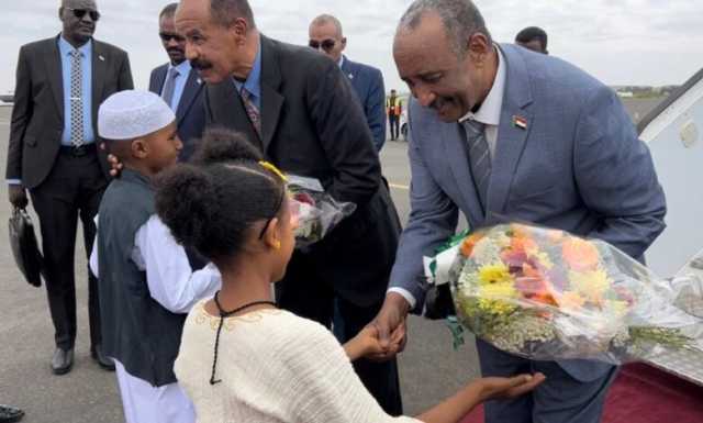 البرهان إلى اريتريا بعد زيارة جيبوتي