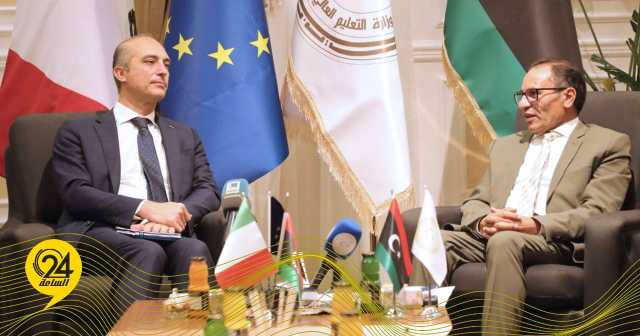 “القيب” يلتقي السفير الإيطالي لدى ليبيا