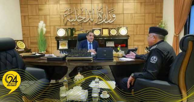 أبوزريبة يناقش تعزيز الأمن في سرت خلال اجتماع مع مدير الأمن