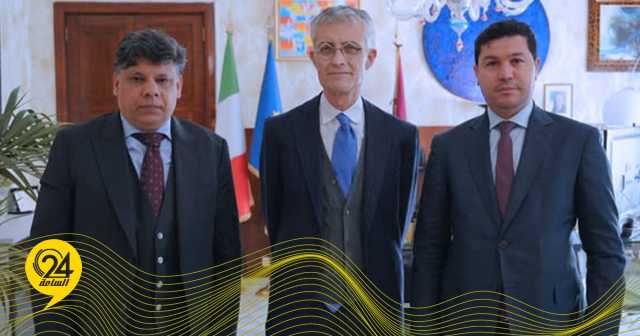 النائب العام والمدعي العام بمحكمة استئناف روما يبحثان سبل تعزيز التعاون القضائي