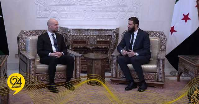 اللافي للشرع: حكومة الدبيبة داعمة لحرية الشعب السوري ونتطلع للتعاون