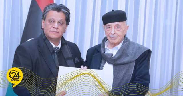رئيس مجلس النواب ووزير العدل بالحكومة الليبية يبحثان مطالب موظفي القضاء