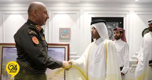 الحداد يناقش مع سفير قطر سبل دعم الأمن والاستقرار في ليبيا