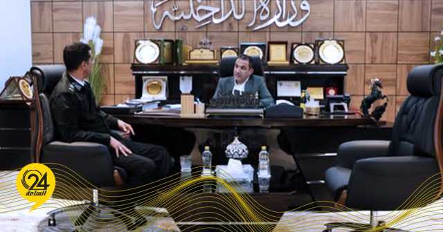 أبوزريبة يبحث الأوضاع الأمنية في بلدية الشاطئ