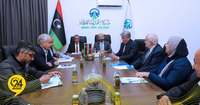 نائب السفير الإيطالي يبحث فرص التعاون الاستثماري مع “إعمار ليبيا القابضة” في بنغازي