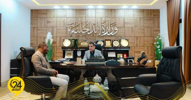 أبوزريبة يناقش مع «نائب تراغن» الأوضاع الأمنية والخدمية بالبلدية