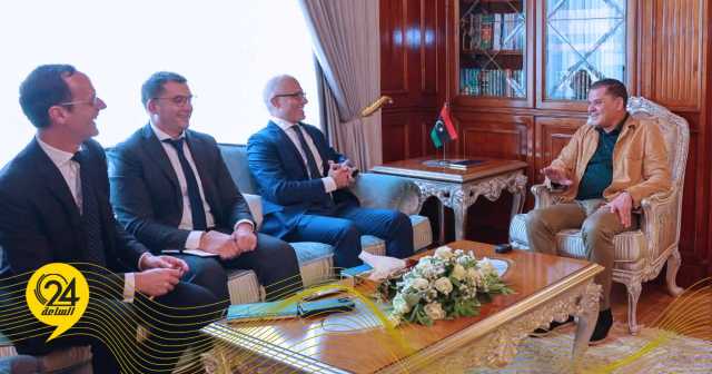 “الدبيبة” يناقش مع سفير الاتحاد الأوروبي التطورات الاقتصادية الأخيرة في ليبيا