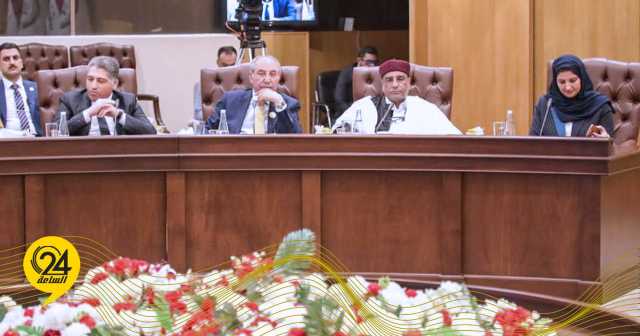 نصية يشارك في اجتماع البرلمان العربي مع رئيس مجلس النواب العراقي