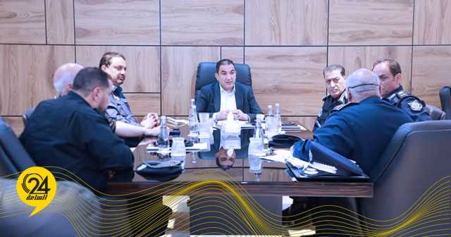 أبوزريبة يعقد اجتماعًا لمناقشة حصر الأجانب وإجراءاتهم الأمنية في الأراضي الليبية