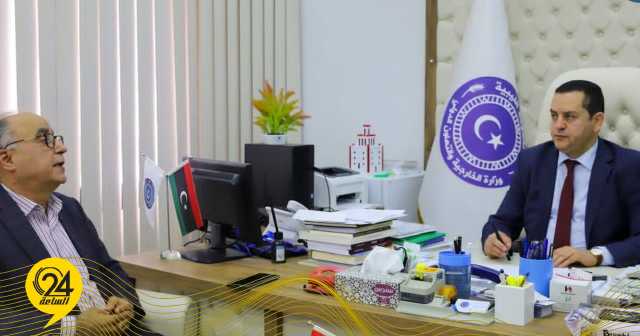 الحويج يناقش مع رئيس لجنة الصداقة البرلمانية الليبية التركية تعزيز التعاون المشترك