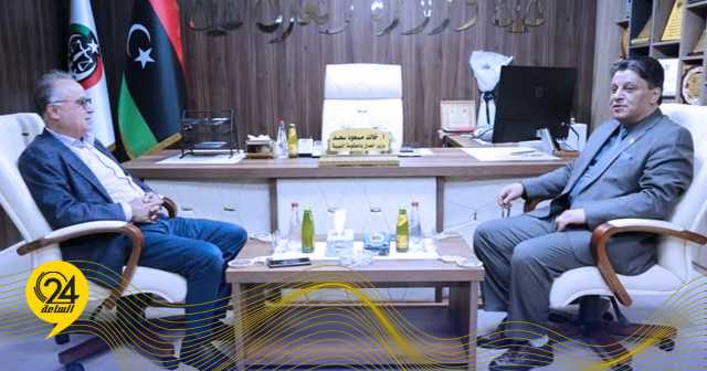 مسعود والصالحين يناقشان سبل دعم التشريعات المتعلقة بتطوير المنظومة القضائية