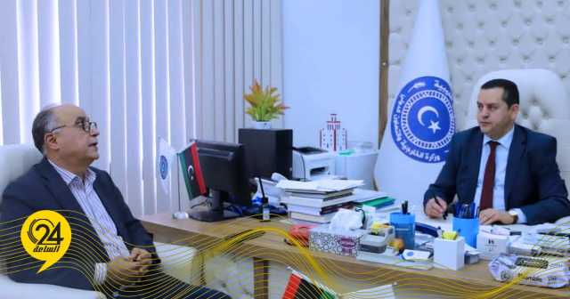 الحويج يستقبل رئيس لجنة الصداقة البرلمانية الليبية التركية