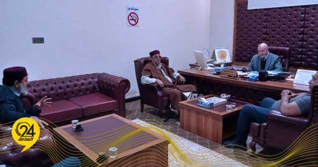 الجديد يجتمع بمشايخ وأعيان بلدية شحات لبحث عدد من القضايا