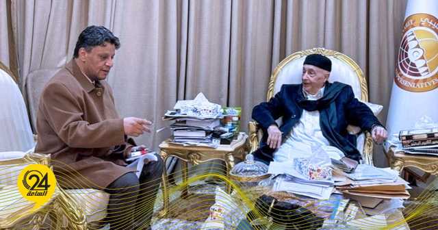عقيلة ومسعود يبحثان مقترح قانون مرتبات موظفي العدل والهيئات القضائية