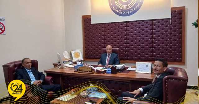 الجديد يبحث أوضاع القطاع التعليمي في زلة