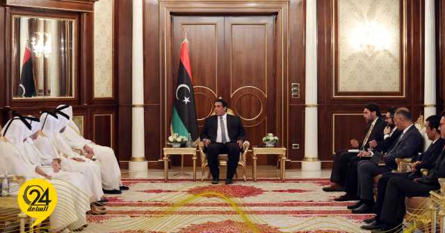 الرئاسي: المنفي ناقش مع وزير الدولة القطري تطورات المشهد الليبي