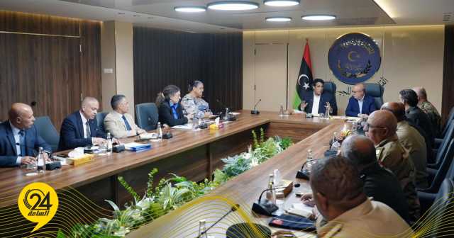 المنفي واللافي يبحثان مع تيته إطلاق آلية لتثبيت الهدنة في طرابلس