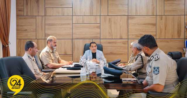 أبوزريبة يبحث ترتيبات حفل تخريج الدفعة الرابعة من المعهد العالي للضباط