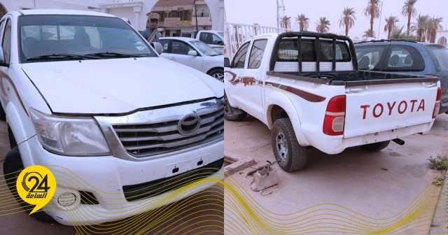 مركز شرطة مرزق المدينة يسترجع سيارة مسروقة